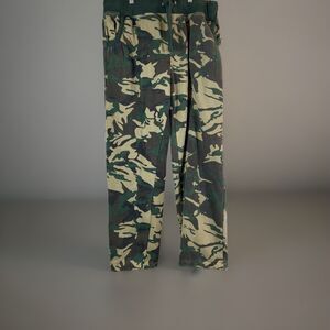 IMPERIOUS Casual Military Army Camo Cargo Combat Jersey Fleece Pants Men’s XL
